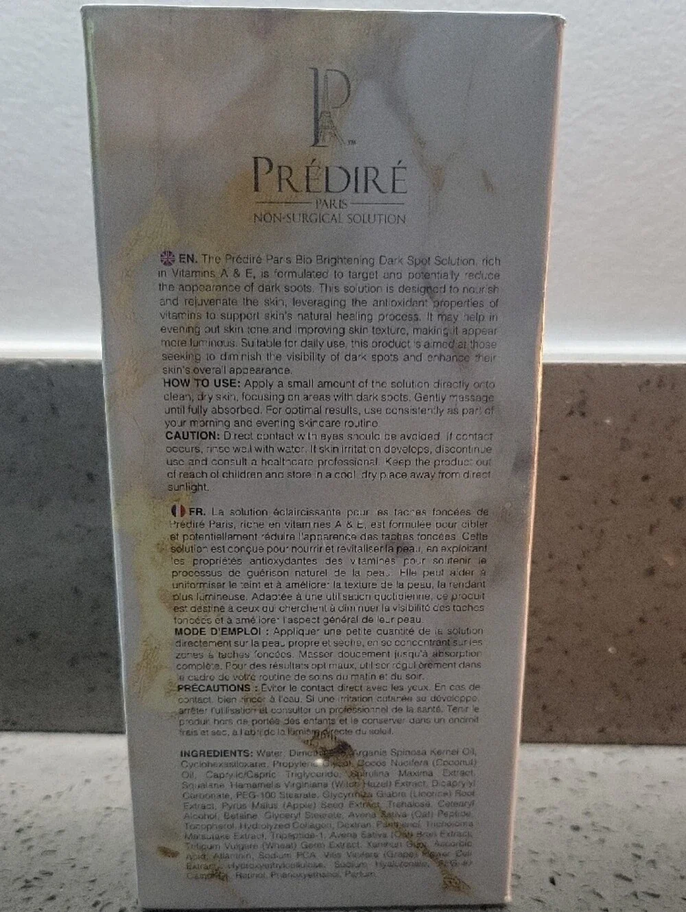 Prédiré Bio Brightening Dark Spot Solution — White & Gold - Picture 2 of 3